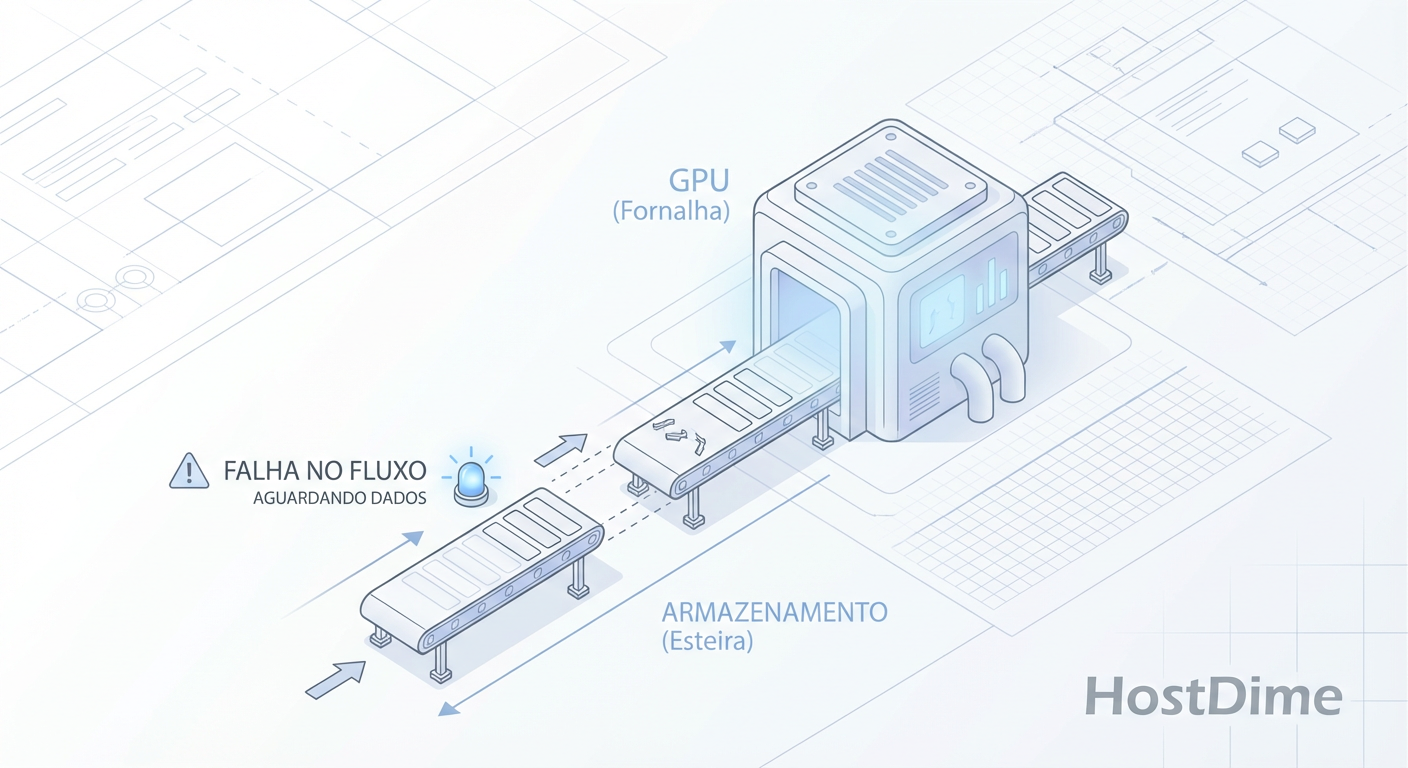 Storage AI e TCO: Quando a Escassez de IOPS Mata o ROI das GPUs