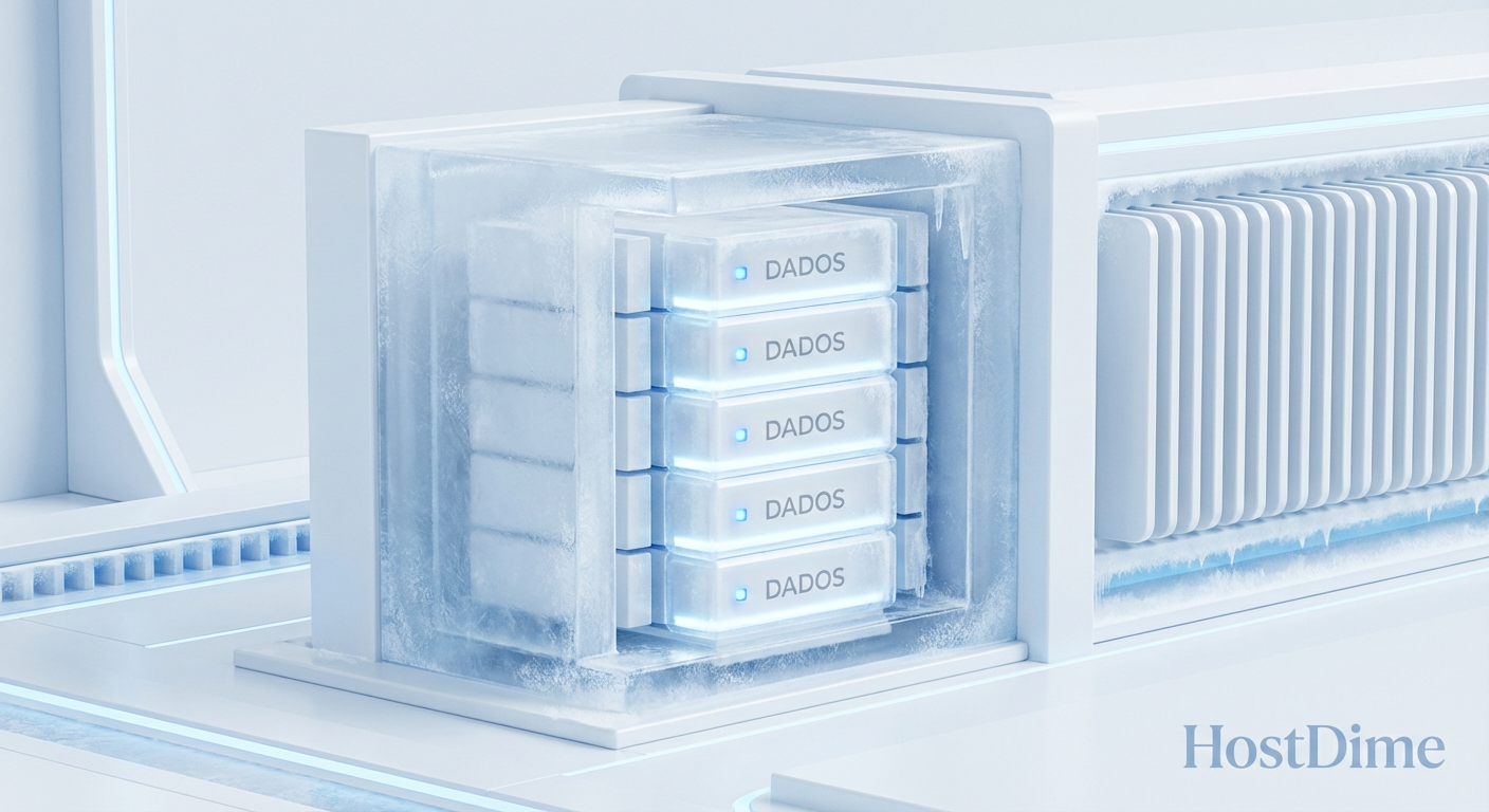A estrutura do PLC: focada em densidade extrema para 'Cold Storage', competindo diretamente com fitas e HDDs de arquivamento.
