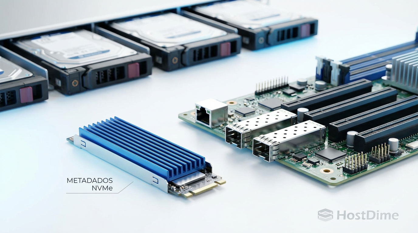 Turbinando HDDs com ZFS Special VDEV: metadados em NVMe para latência zero
