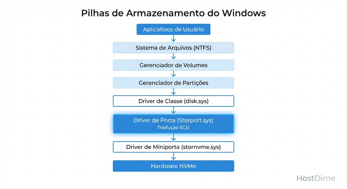 Windows 11 NVMe: Driver Nativo vs. Fabricante e o Mito da Tradução SCSI