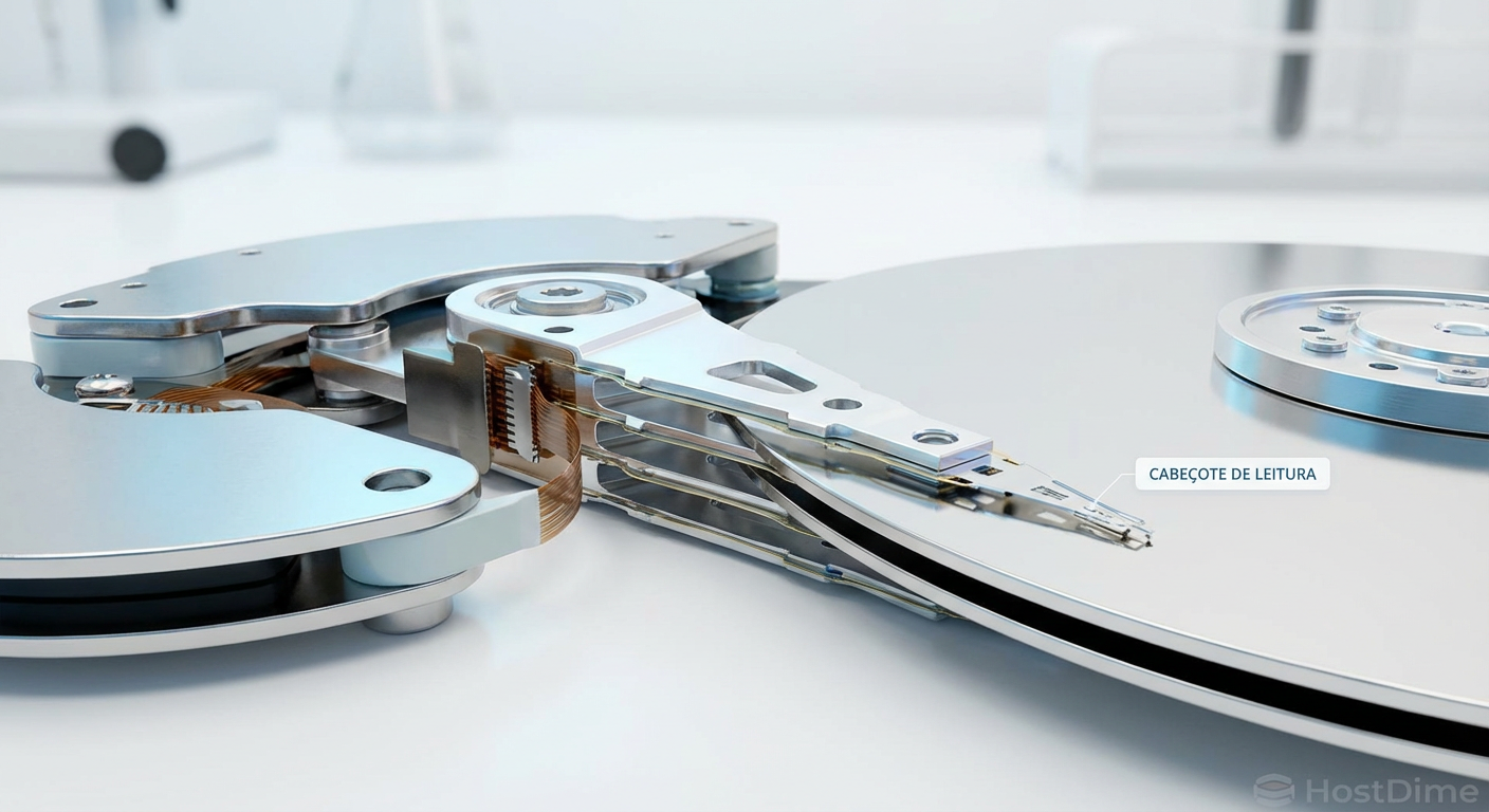 Fig 2. Com a densidade de área dos discos modernos (24TB+), a probabilidade de um erro de leitura (URE) durante uma reconstrução longa aumenta exponencialmente.