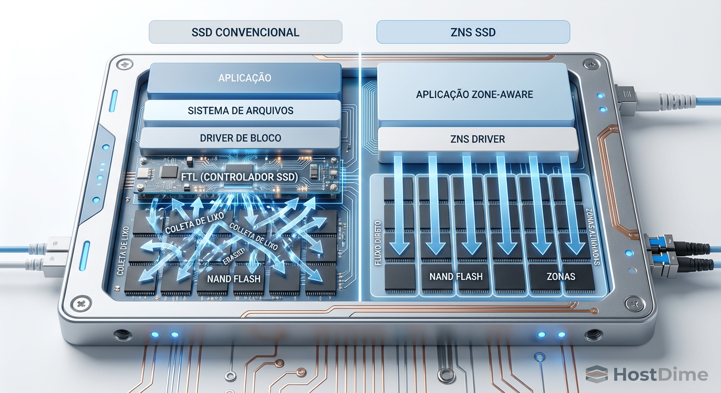 Comparação do fluxo de dados: A ineficiência do 